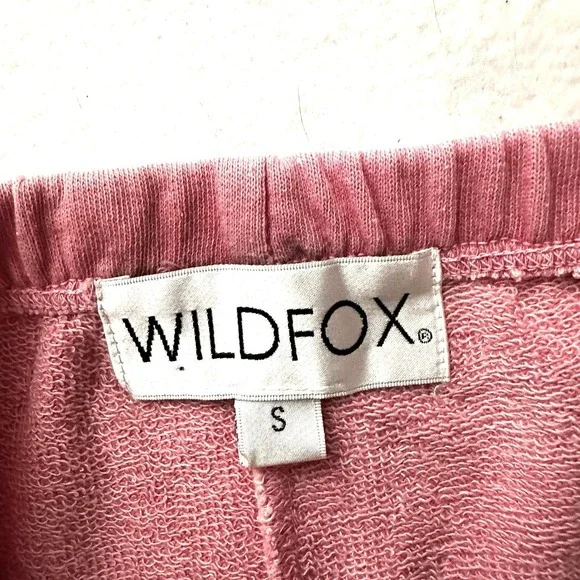 Wildfox Del Sol Knox S Small Sweat Pants in Pink Bubble Gum Joggers - Picture 10 of 10